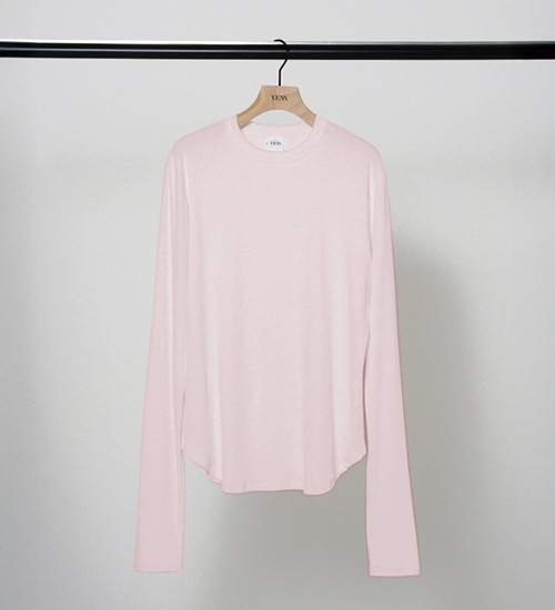 YENN ������ ���åȥ��֥���T COTTON RIB LONG TEE