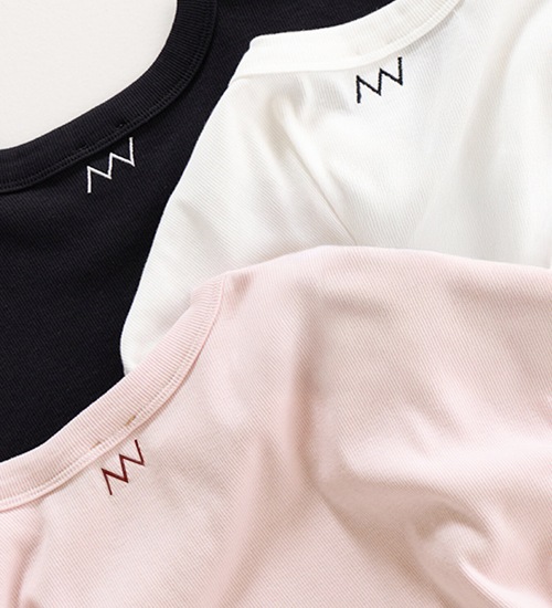 YENN ������ ���åȥ��֥���T COTTON RIB LONG TEE