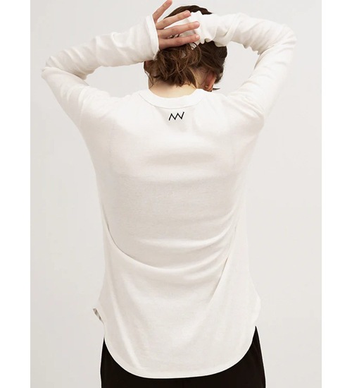 YENN ������ ���åȥ��֥���T COTTON RIB LONG TEE
