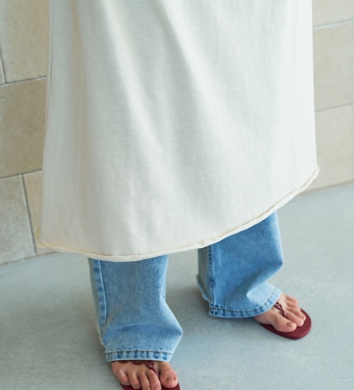 ��20��OFF��YENN ������ ��ͥ󥿥å�T�ɥ쥹 LINEN TOUCH T DRESS�ڥ���󥻥����ʸ��Բġ�