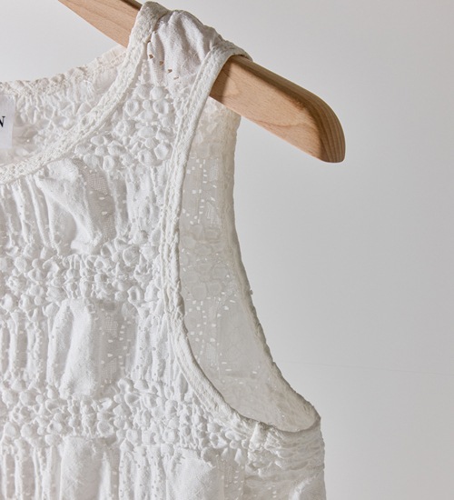 ��20��OFF��YENN ������ �����󥯥졼�����󥯥ȥå� SHRUNK LACE TANKTOP�ڥ���󥻥����ʸ��Բġ�