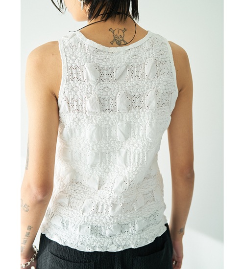 ��20��OFF��YENN ������ �����󥯥졼�����󥯥ȥå� SHRUNK LACE TANKTOP�ڥ���󥻥����ʸ��Բġ�