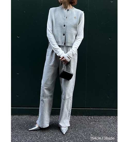��YENN/������ۥϥ��饤�����å��磻�ɥѥ��/HIGH RISE TUCK WIDE PANTS(Y252-31067)