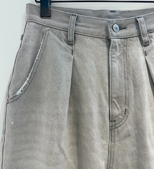 ��YENN/������ۥϥ��饤�����å��磻�ɥѥ��/HIGH RISE TUCK WIDE PANTS(Y252-31067)