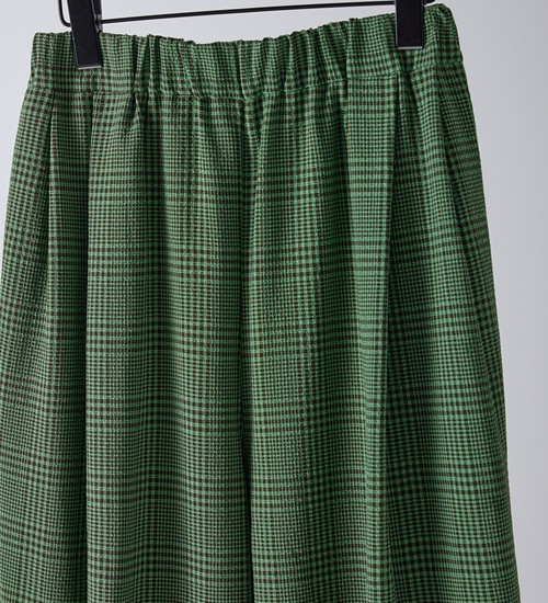 ��YENN/������ۥץ쥤�ɥ��å����������ѥ��/PLAID TUCK EASY PT(Y261-31008)