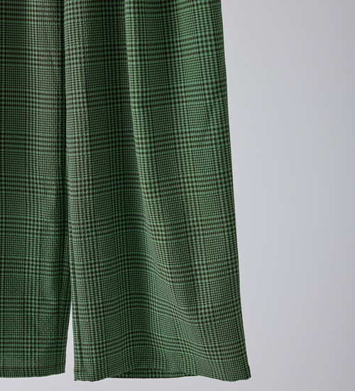 ��YENN/������ۥץ쥤�ɥ��å����������ѥ��/PLAID TUCK EASY PT(Y261-31008)