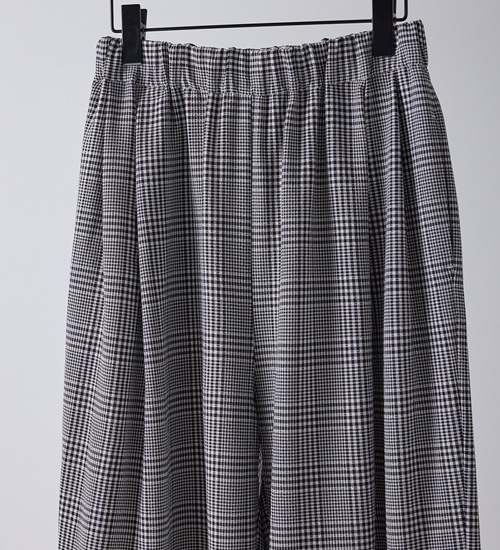 ��YENN/������ۥץ쥤�ɥ��å����������ѥ��/PLAID TUCK EASY PT(Y261-31008)