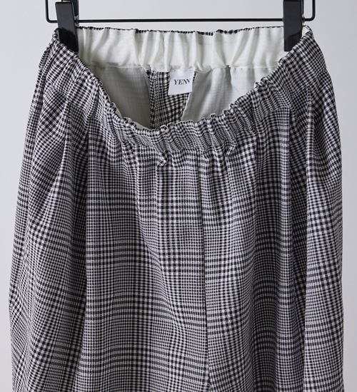 ��YENN/������ۥץ쥤�ɥ��å����������ѥ��/PLAID TUCK EASY PT(Y261-31008)