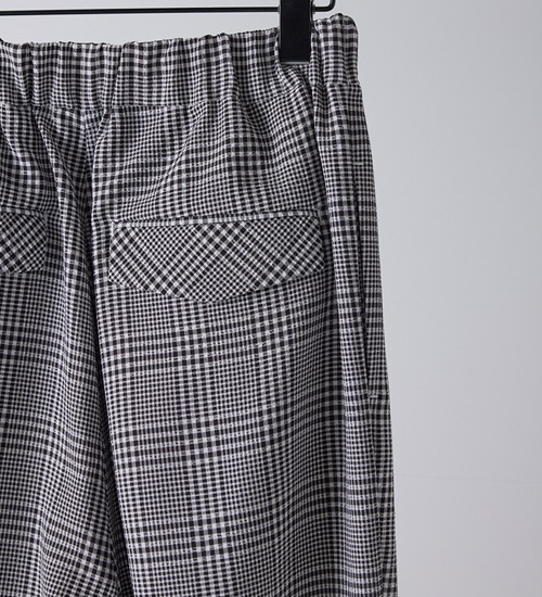 ��YENN/������ۥץ쥤�ɥ��å����������ѥ��/PLAID TUCK EASY PT(Y261-31008)