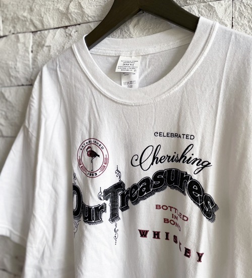 ��kha:ki/�������ۥإ�饦���TEE-�����������ե꡼��-/HEM ROUND TEE Whisky Freak