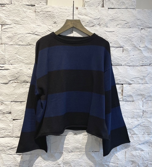 ��20��OFF�ա�LABORATORY/��ܥ쥤�ȥ꡼�ۥ磻�ɥܡ������˥åȥץ륪���С�/WIDE BORDER KNIT PULL OVER�ڥ���󥻥����ʸ��Բġ�