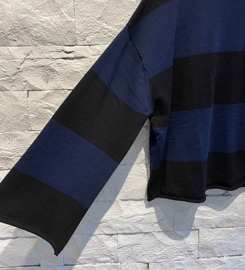 ��20��OFF�ա�LABORATORY/��ܥ쥤�ȥ꡼�ۥ磻�ɥܡ������˥åȥץ륪���С�/WIDE BORDER KNIT PULL OVER�ڥ���󥻥����ʸ��Բġ�