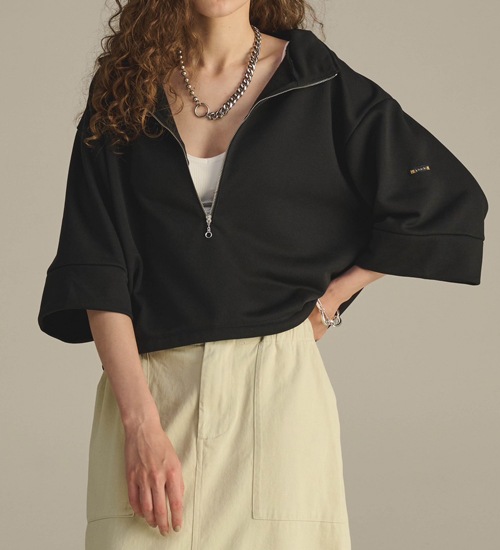 ��20��OFF�ա�kha:ki/�������ۥϡ��ե��åץ������åȥ����/HALF ZIP SWEAT SHIRTS�ڥ���󥻥����ʸ��Բġ�