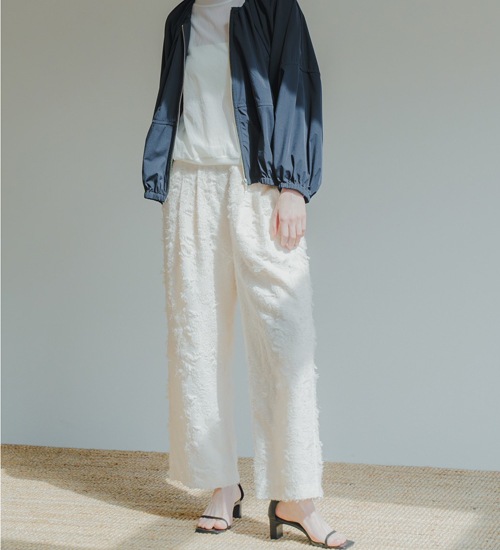 ��30��OFF��WHITO. �ۥ磻�� ���㥬���ɥ���å��� JACQUARD SLACKS�ڥ���󥻥����ʸ��Բġ�