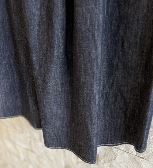 ��MANON/�ޥΥ�ۥ��������� �ǥ˥� ���ߥ��륷���/SQUARE DENIM AMICAL SHT