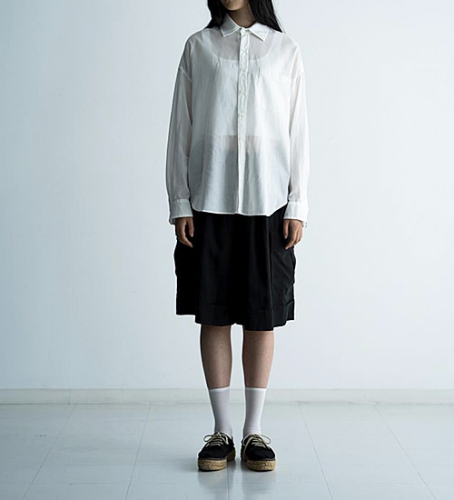 ��20��OFF�ա�MANON/�ޥΥ�ۥ������ܥ���ե����ĥ����륷���/SHEER VOIL FRENCH TWILL SHT�ڥ���󥻥����ʸ��Բġ�