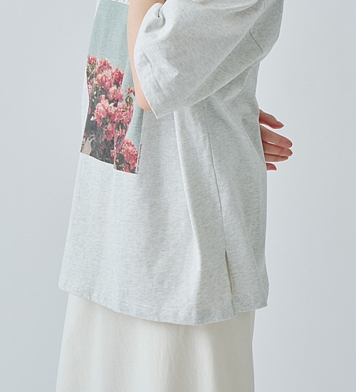 ��WHYTO./�ۥ磻�ȡ�2WAY�ץ���T�����/2WAY PRINT TEE MOMENT