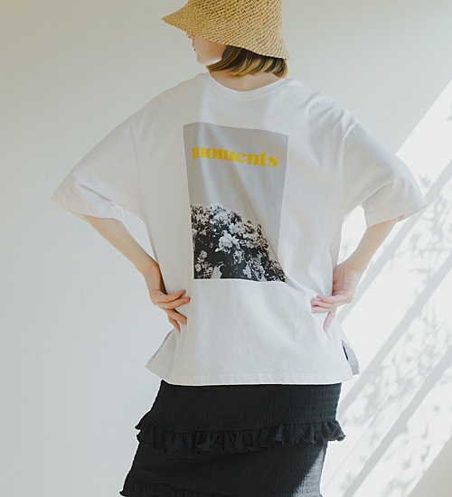 ��WHYTO./�ۥ磻�ȡ�2WAY�ץ���T�����/2WAY PRINT TEE MOMENT