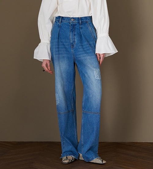 ��YENN/������ۥϥ��饤�����å��磻�ɥѥ��/HIGHRISE TUCKWIDE PT(Y253-31101)