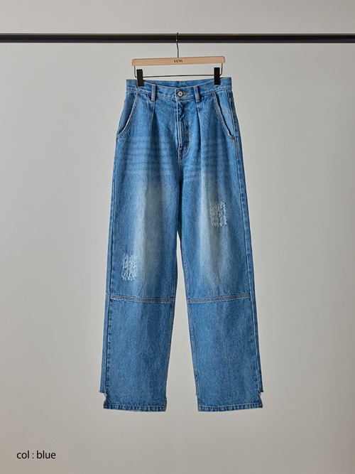 ��YENN/������ۥϥ��饤�����å��磻�ɥѥ��/HIGHRISE TUCKWIDE PT(Y253-31101)