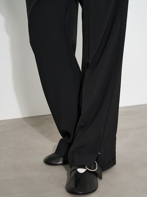 ��YENN/������ۥ����ɥ���åȥ���å���/SIDE SLIT SLACKS(Y253-32085)