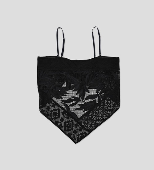 ��WHYTO./�ۥ磻�ȡۥ졼������ӥ͡�����󥭥�ߥ�����/lace combination camisole