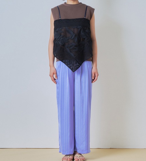 ��WHYTO./�ۥ磻�ȡۥ졼������ӥ͡�����󥭥�ߥ�����/lace combination camisole