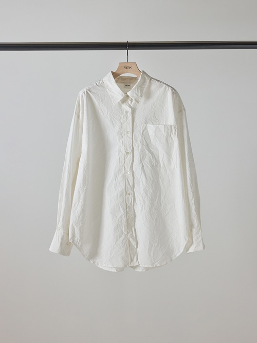 YENN/イエン】リンクルビッグシャツ/WRINKLE BIG SHIRT 20％OFF》【YENN/イエン】リンクルビッグシャツ/WRINKLE BIG SHIRT