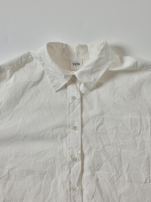 20％OFF》【YENN/イエン】リンクルビッグシャツ/WRINKLE BIG SHIRT