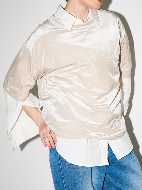 20％OFF》【YENN/イエン】リンクルビッグシャツ/WRINKLE BIG SHIRT