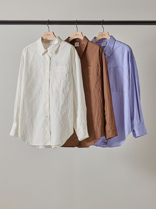 20％OFF》【YENN/イエン】リンクルビッグシャツ/WRINKLE BIG SHIRT