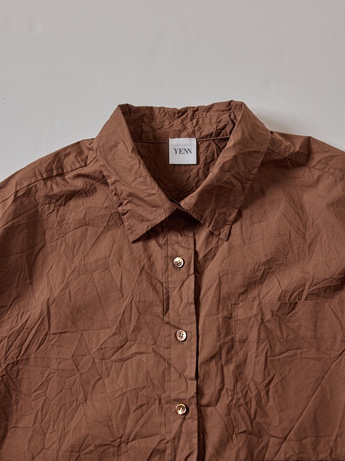 20％OFF》【YENN/イエン】リンクルビッグシャツ/WRINKLE BIG SHIRT