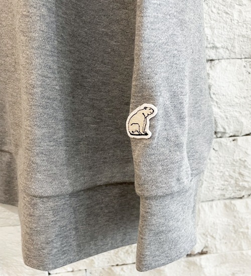 ��LABORATORY/��ܥ쥤�ȥ꡼�ۥ��Υ˥ޥ��ۥ磻�ȥ٥����֥��ɥ������åȥץ륪���С�/ANONYMOUS WHITE BEAR BRAND SWEAT PULL OVER(LA 445)