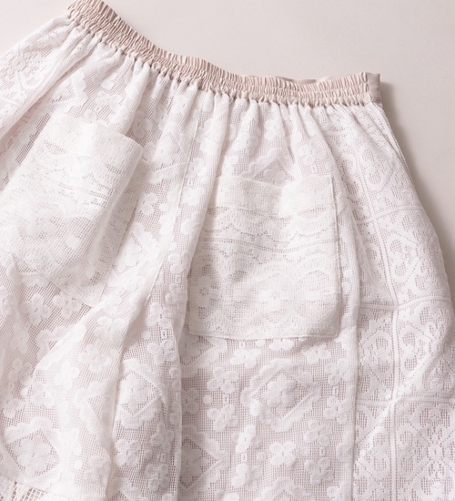 ��WHYTO./�ۥ磻�ȡۥ졼������ӥ͡������ѥ��/lace combination pants