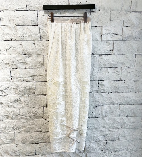 ��WHYTO./�ۥ磻�ȡۥ졼������ӥ͡������ѥ��/lace combination pants
