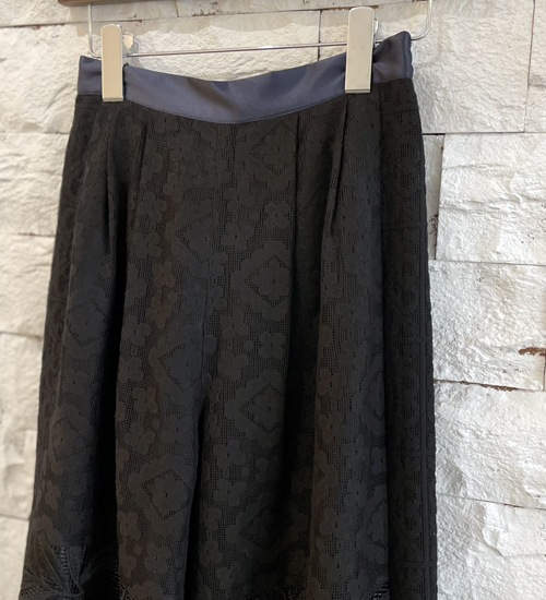 ��WHYTO./�ۥ磻�ȡۥ졼������ӥ͡������ѥ��/lace combination pants