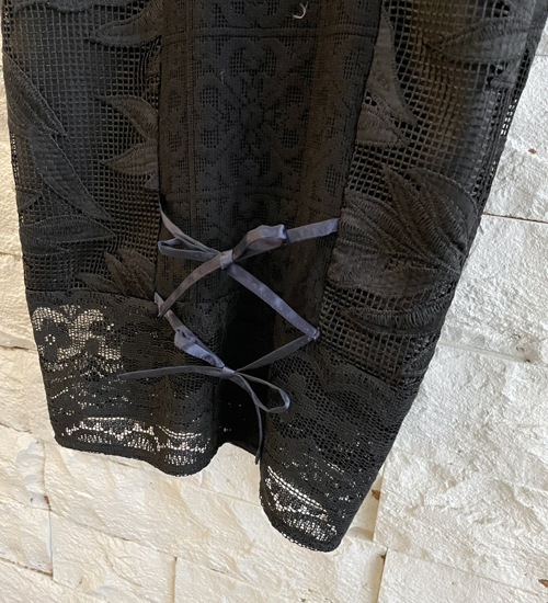 ��WHYTO./�ۥ磻�ȡۥ졼������ӥ͡������ѥ��/lace combination pants