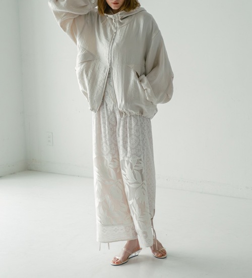 ��WHYTO./�ۥ磻�ȡۥ졼������ӥ͡������ѥ��/lace combination pants