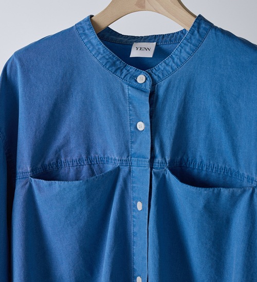 ��YENN/������ۥԥ����ȥ����å��奷���/PIGMENT WASHED SHIRT(Y261-12007)