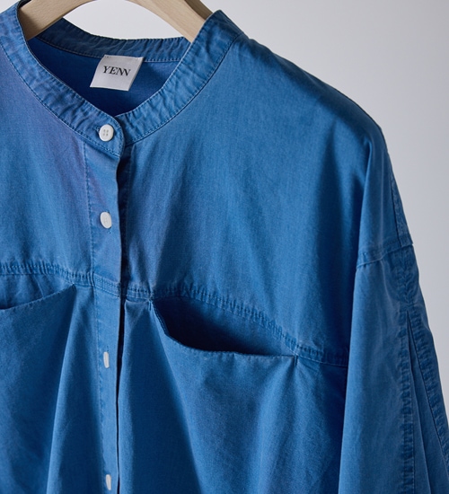 ��YENN/������ۥԥ����ȥ����å��奷���/PIGMENT WASHED SHIRT(Y261-12007)