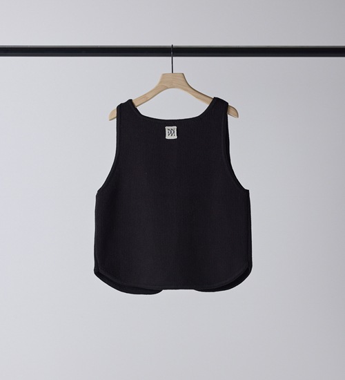 ��YENN/������ۥܡ��ȥͥå��˥åȥ٥���/BOAT NECK KNIT VEST(Y261-91017)
