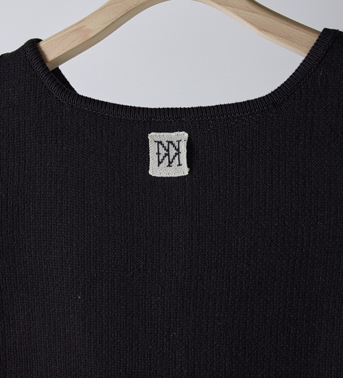 ��YENN/������ۥܡ��ȥͥå��˥åȥ٥���/BOAT NECK KNIT VEST(Y261-91017)