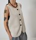 ��YENN/������ۥܡ��ȥͥå��˥åȥ٥���/BOAT NECK KNIT VEST(Y261-91017)