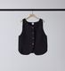 ��YENN/������ۥܡ��ȥͥå��˥åȥ٥���/BOAT NECK KNIT VEST(Y261-91017)