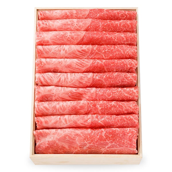 [送料無料](OKSB-100) 黒毛和牛しゃぶしゃぶ用 (肩・もも)　580g　[化粧箱入り]【冷蔵便】