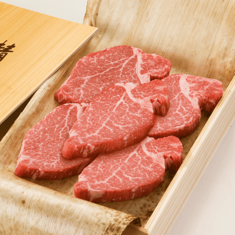[送料無料](OKTR-200) 黒毛和牛ヒレステーキ (ヒレ) 計500g(100g×5枚)　[化粧箱入り]【冷蔵便】