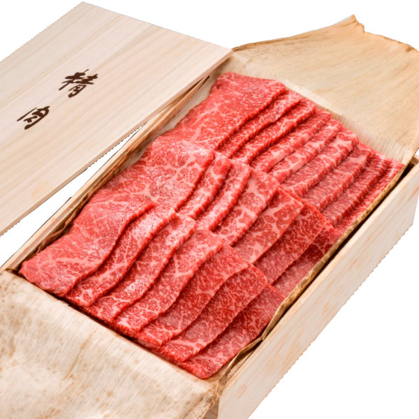 [送料無料](OKBT-70) 黒毛和牛焼肉(もも)　400g　[化粧箱入り]【冷蔵便】