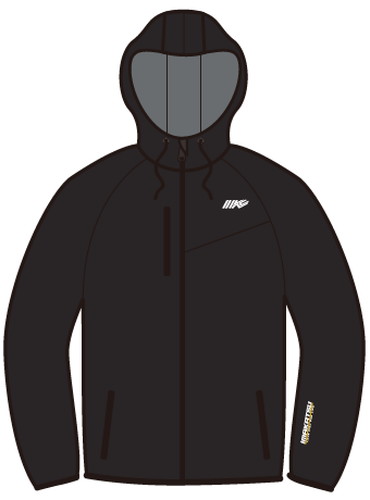 IK-880 3LAYER WIND PROTECT HEAT ZIP HOODIE (WIND BOUNCER)