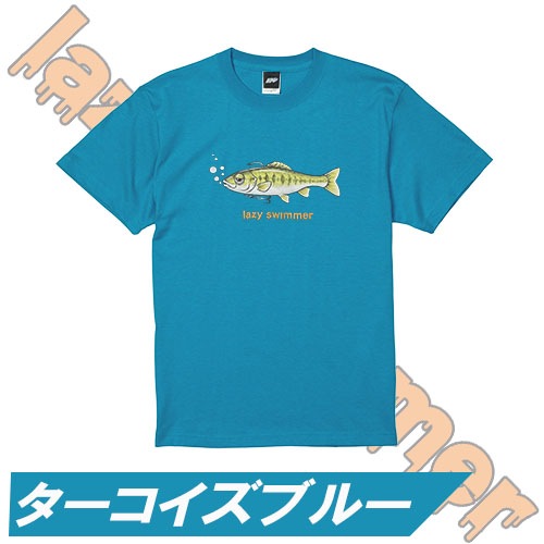 IK-432 レイジースイマーコミックプリントTシャツ