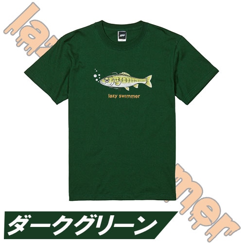 IK-432 レイジースイマーコミックプリントTシャツ